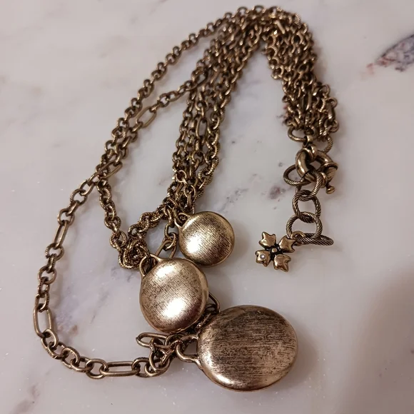 Patricia Nash Compass Triple Drop Necklace - Picture 6 of 9